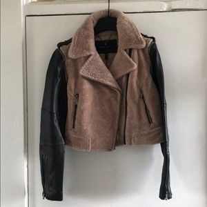 Shearling leather jacket